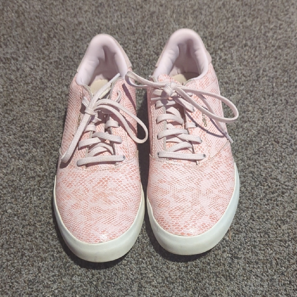 adidas Pink Lace Pattern Women's Sneakers